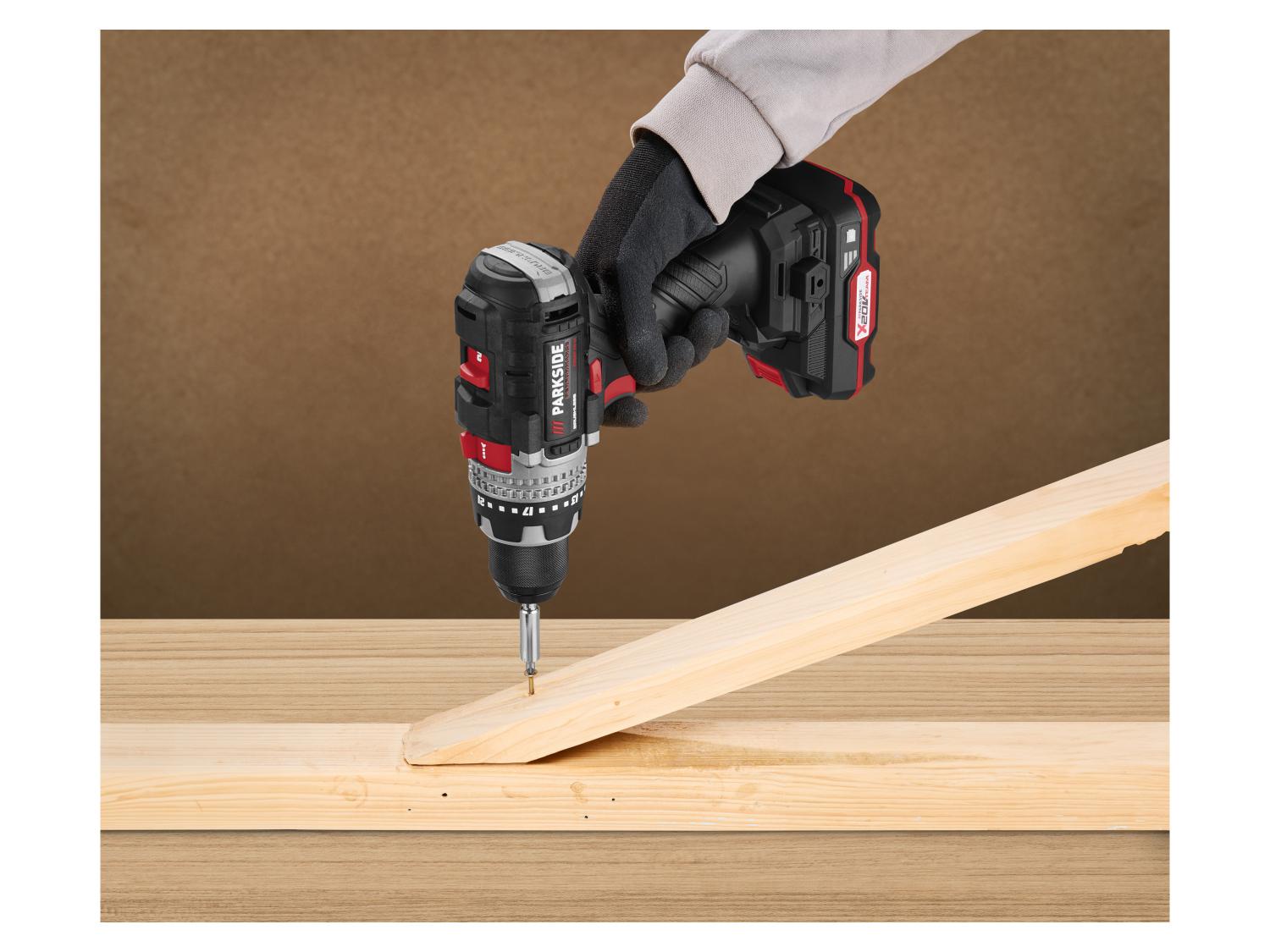 Set perceuse-visseuse sans fil PBSAP 20-Li A1 + batterie + chargeur, 20 V - Image 4